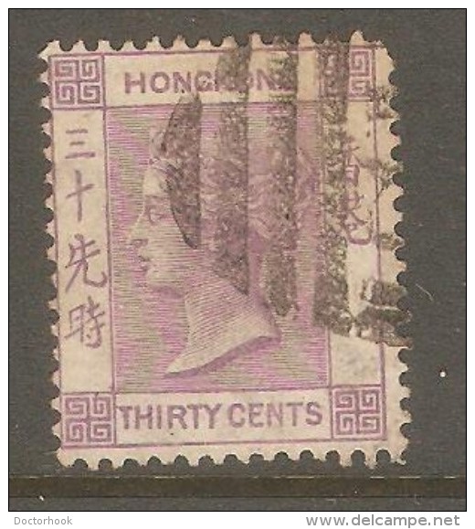 HONG KONG  Scott  # 20  VF USED - Oblitérés