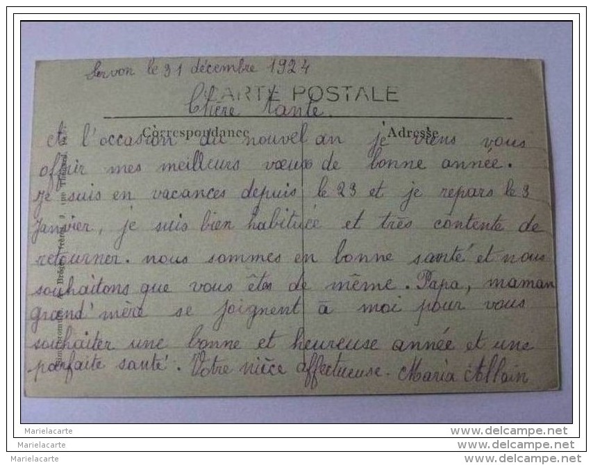 M828 *  Dept 35 Montfort Sur Meu Institution St Lazare Vue Générale Façade Sud Groupe D´enfant 1924 - Other & Unclassified