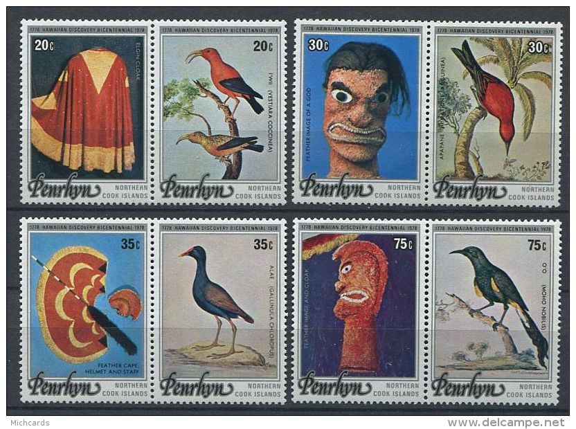 145 PENRHYN 1978 - Oiseau (Yvert 89/96) Neuf ** (MNH) Sans Trace De Charniere - Penrhyn