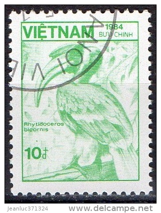 VIÊT-NAM REP SOCIALISTE N° 567 O Y&T 1984 Faune Oiseau (rhytidoceros Bicornis) - Viêt-Nam