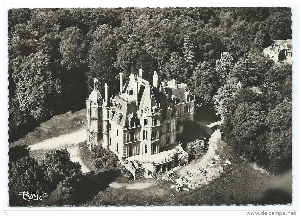 CPSM RILLY LA MONTAGNE, VUE AERIENNE SUR LE CHATEAU POMMERY, MARNE 51 - Rilly-la-Montagne