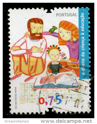 !										■■■■■ds■■ Portugal 2008 Child Rights Nice Stamp VFU (k0011) - Oblitérés