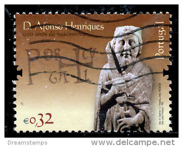!										■■■■■ds■■ Portugal 2009 AF#3862ø Kings Afonso Henriques First Portuguese King Nice Stamp VFU (k0088) - Oblitérés