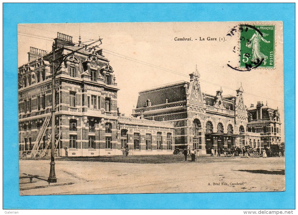 Cambrai ( Nord ). - La Gare. - Cambrai