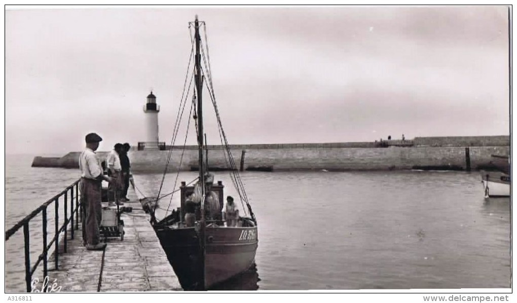 Cpsm   Ile D Oleron La Cotiniere Au Port L Appareillage - Ile D'Oléron