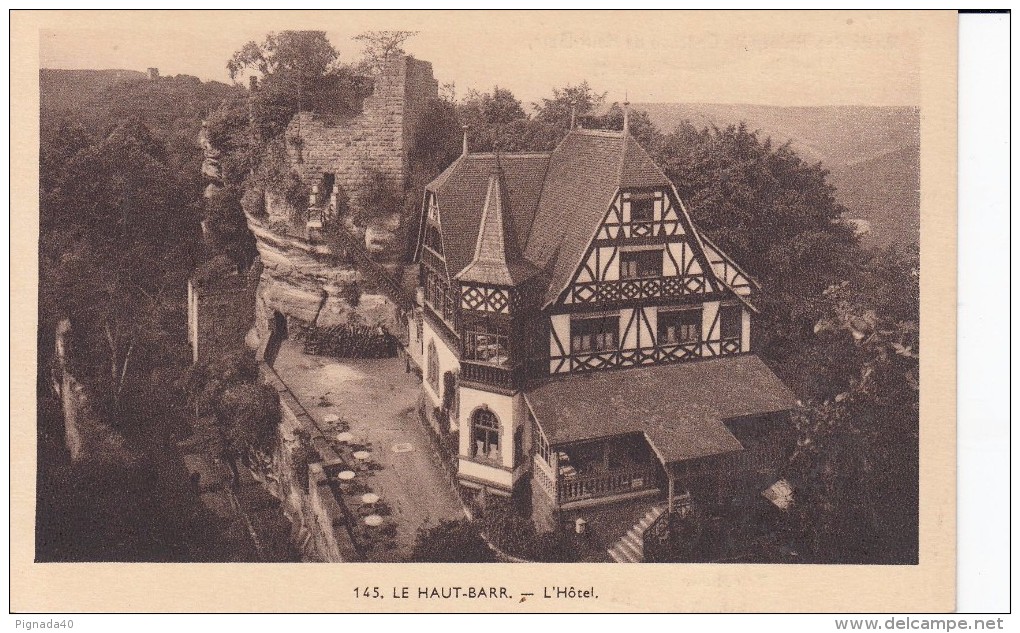 Cp , 67 , SAVERNE , Le Château Du Haut-Barr , L’œil De L'Alsace , L'Hôtel - Saverne