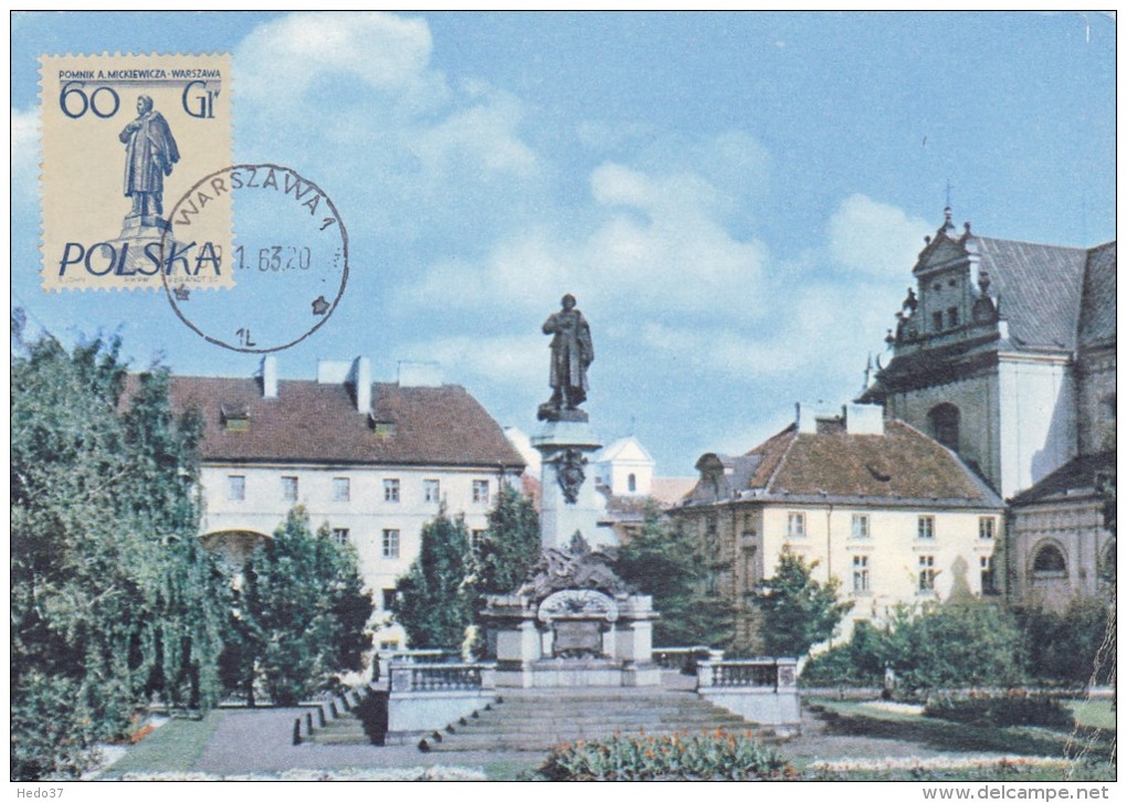 POLOGNE Carte Maximum - Michiewicz - Maximum Cards