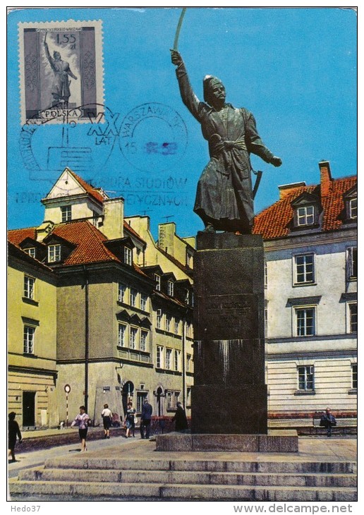 POLOGNE Carte Maximum - Jan Kilinski - Maximum Cards