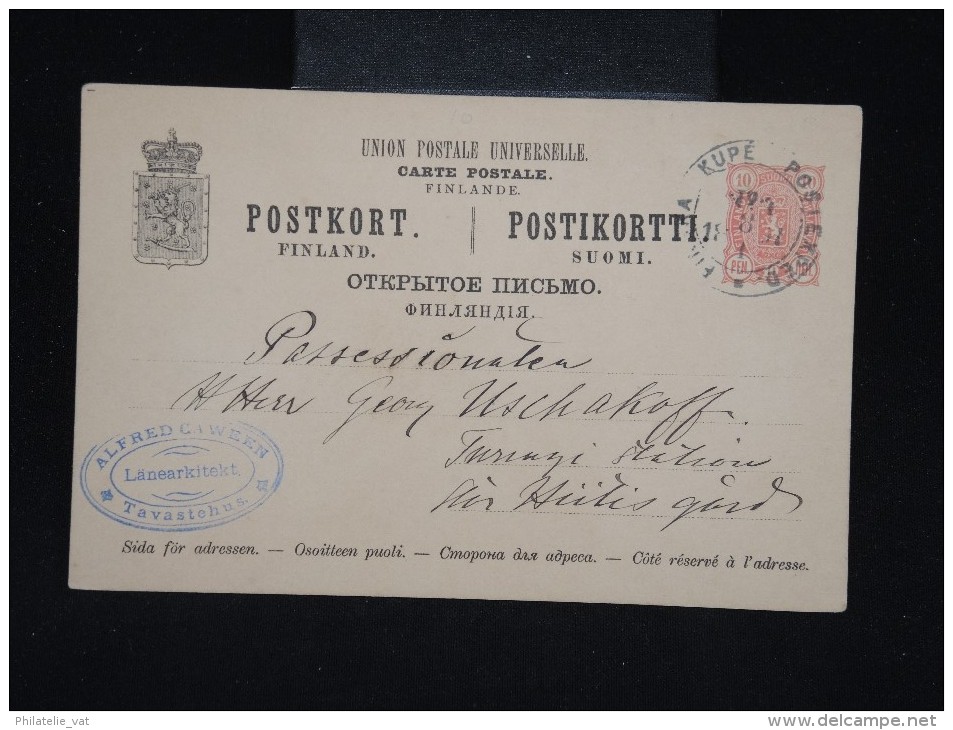 FINLANDE- Entier Postal En 1891 - à Voir - Lot P9531 - Entiers Postaux