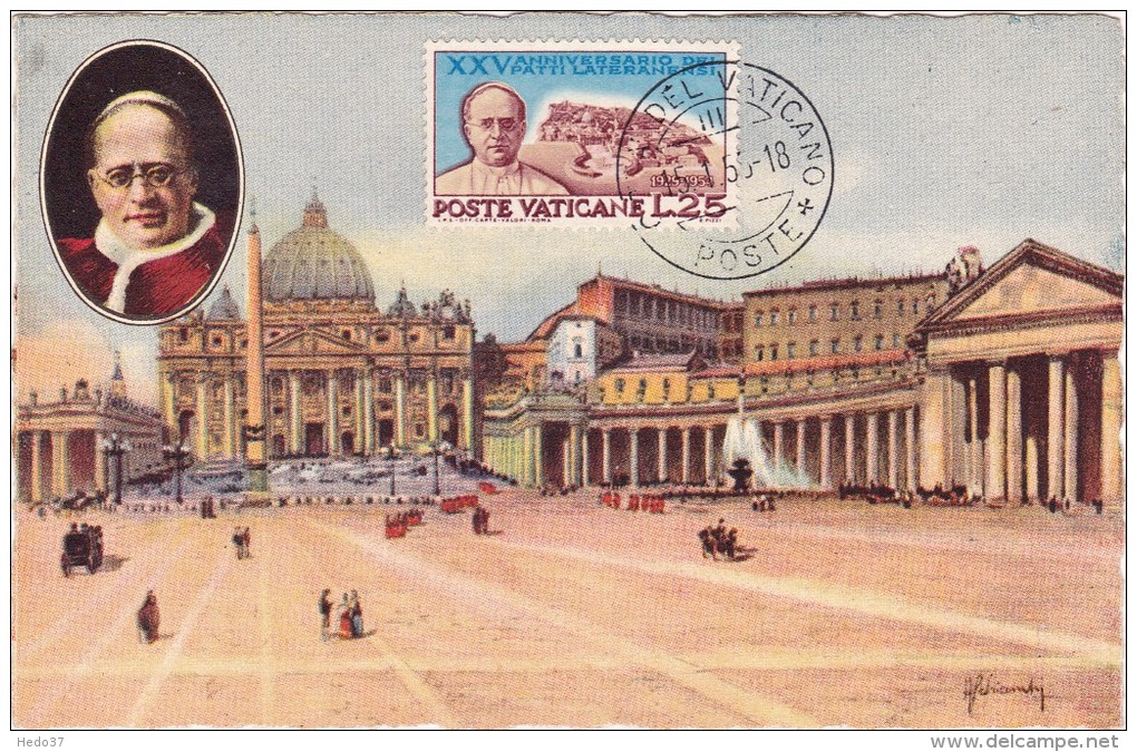 VATICAN Carte Maximum - La Cité Vatican - Maximum Cards