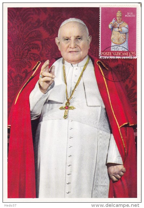 VATICAN Carte Maximum - Jean XXIII - Maximum Cards