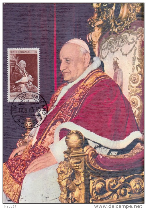VATICAN Carte Maximum - S. S. Jean XXIII - Cartas Máxima