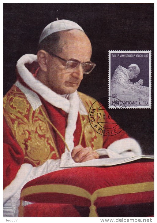 VATICAN Carte Maximum - Paul VI - Maximumkarten (MC)