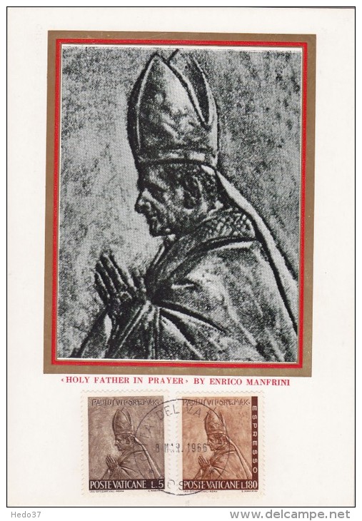 VATICAN Carte Maximum - Paul VI - Cartes-Maximum (CM)