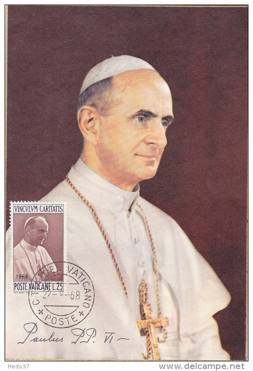 VATICAN Carte Maximum - Paul VI - Maximumkarten (MC)