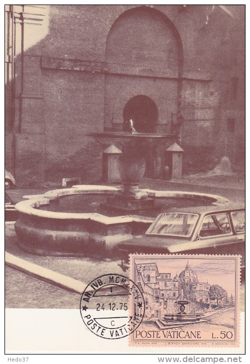 VATICAN Carte Maximum - Fontaine Del Forno - Cartes-Maximum (CM)