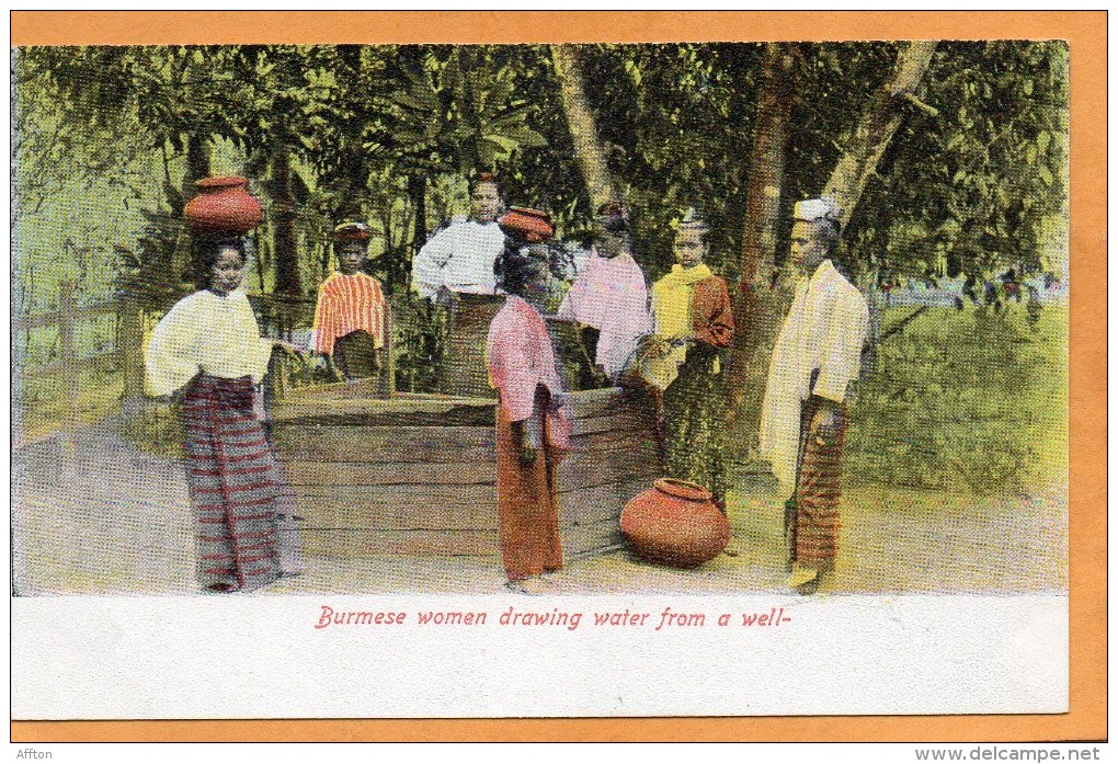 Myanmar Burma 1905 Postcard - Myanmar (Birma)