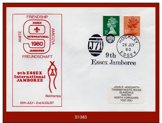 S1383  G.B. 26.July.1980 (Cover) - “9th Essex Jamboree... HOCKLEY ESSEX” - Covers & Documents