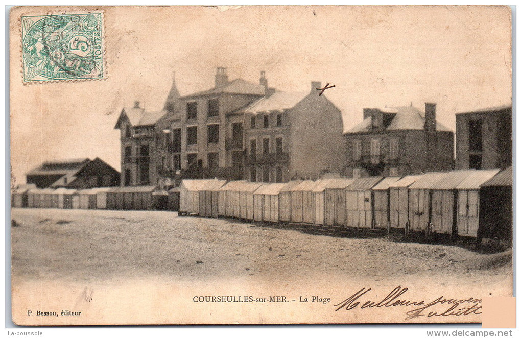 14 COURSEULLES SUR MER - La Plage. - Courseulles-sur-Mer