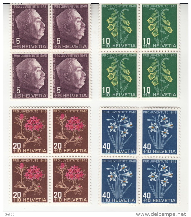 Pro Juventute 1948 ° Postmarken - Timbres-Poste - Francobolli - Neufs