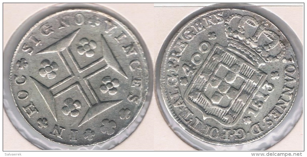 PORTUGAL 400 REIS 1813 PLATA SILVER Y - Portugal