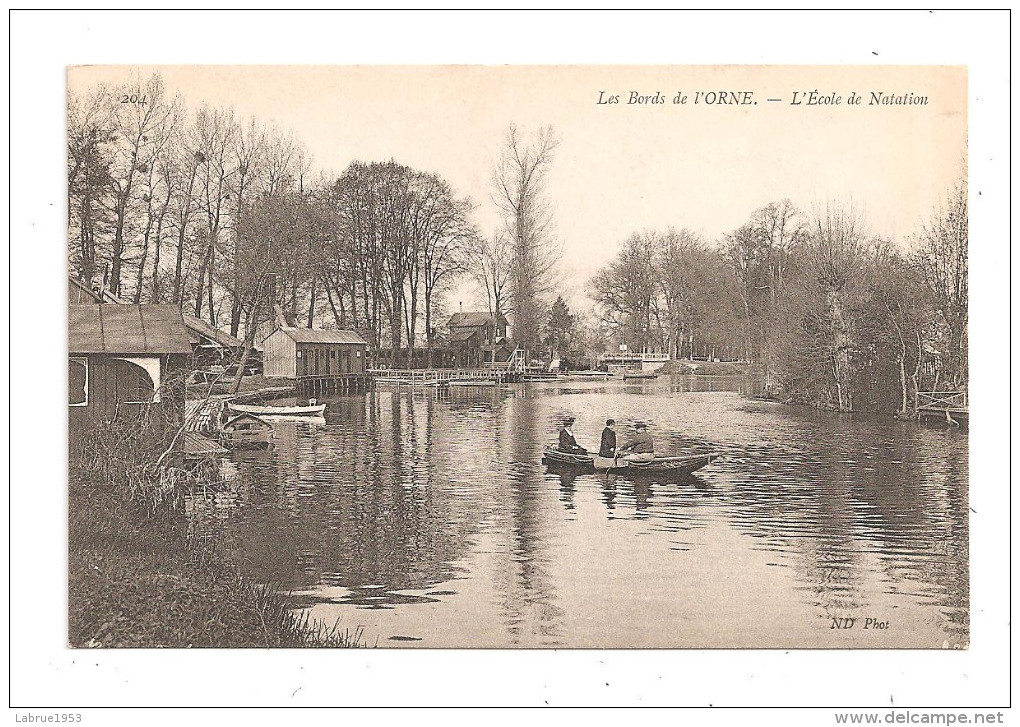 Les Bords De L'Orne-L'Ecole De Natation--(A.7911) - Caen