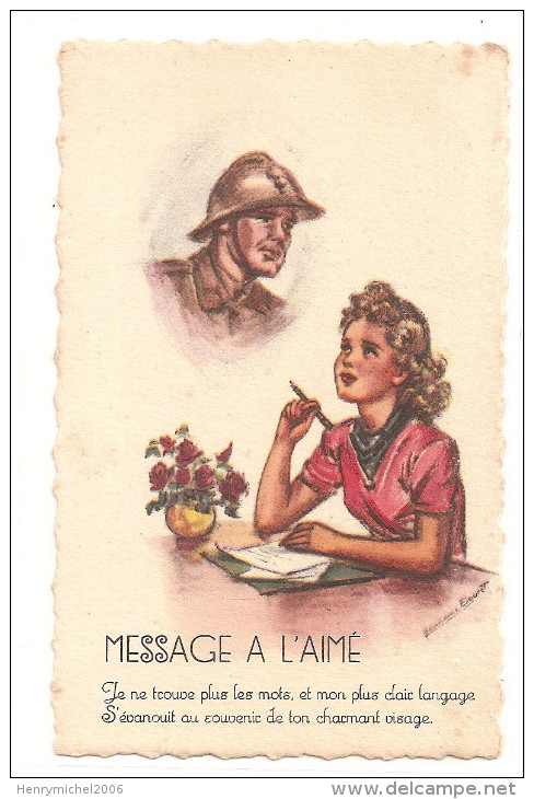 Germaine Bouret Message A L'aimé écrite En 1945 - Bouret, Germaine