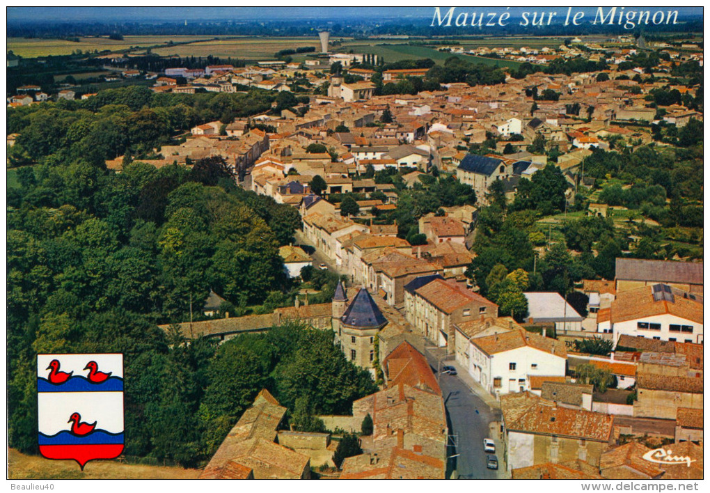 MAUZÉ SUR LE MIGNON-VUE GÉNÉRALE AERIENNE - Mauze Sur Le Mignon