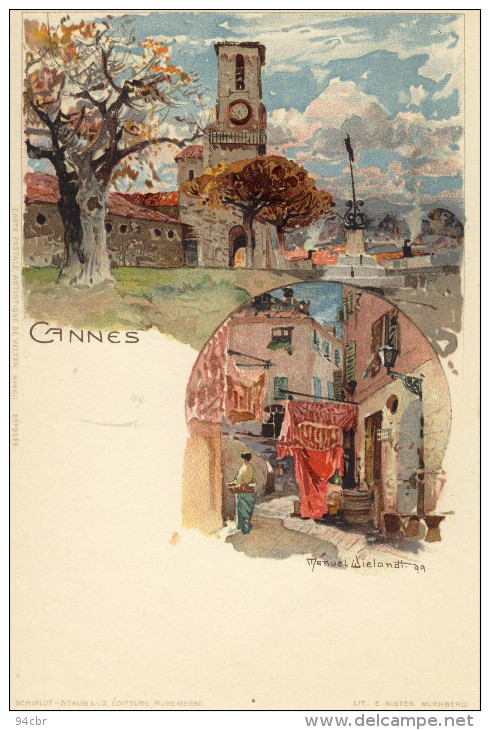 CPA 06 Illustrateurs) CANNES  (manuel Wielandt1899) - Wielandt, Manuel