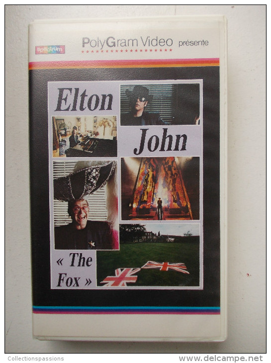 Cassette Vidéo VHS - ELTON JOHN - The Fox - - Concert Et Musique