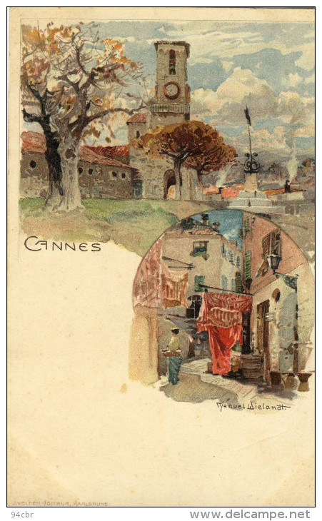 CPA 06 Illustrateurs)  CANNES  (manuel Wielandt1899) - Wielandt, Manuel