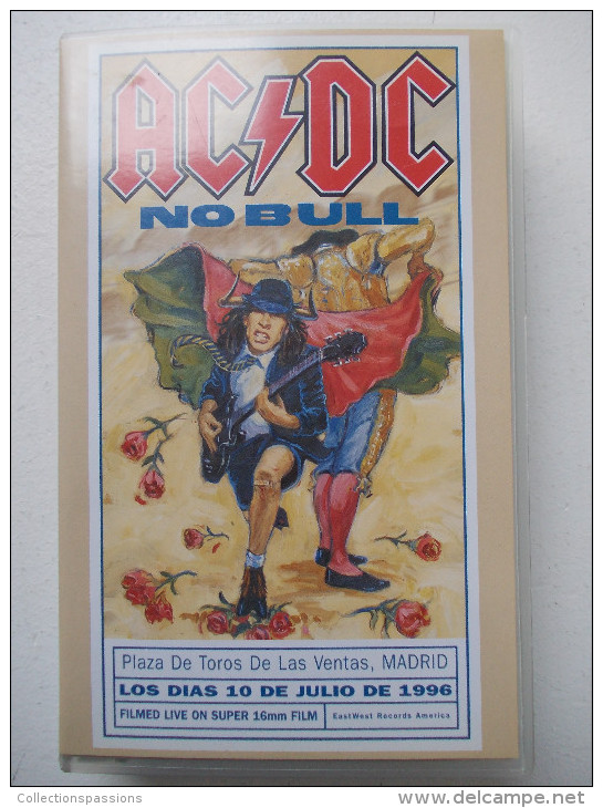 Cassette Vidéo VHS - AC DC - No Bull 1996 - - Concert & Music