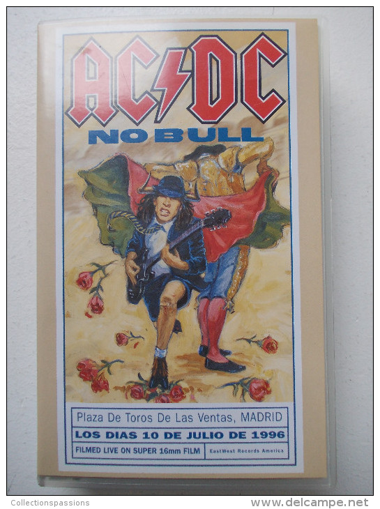 Cassette Vidéo VHS - AC DC - No Bull 1996 - - Conciertos Y Música