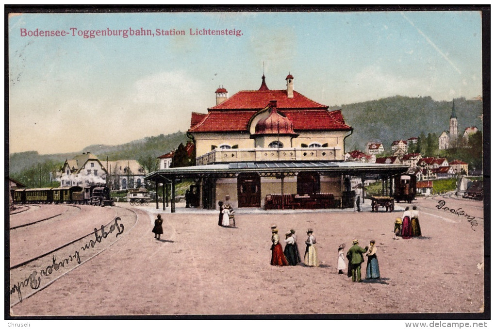 Lichtensteig Color Bahnhof Eisenbahn - Lichtensteig