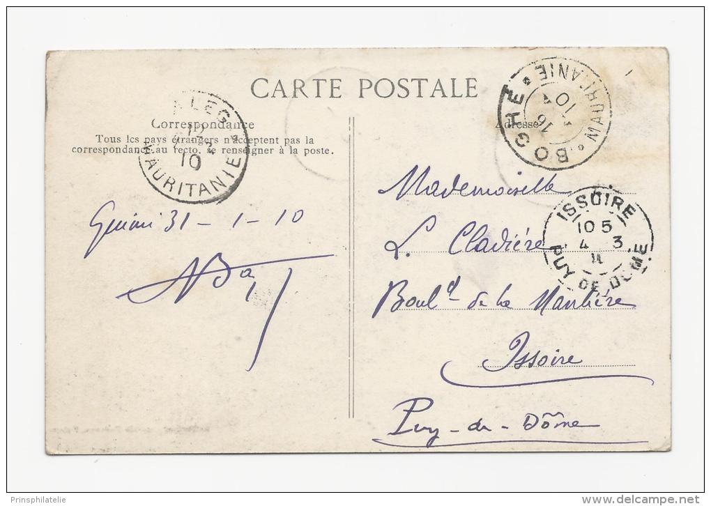 CARTE AVEC FAIDHERBE OBLITEREE DE GUIMI MAURITANNIE  => FRANCE LETTRE COVER - Cartas & Documentos