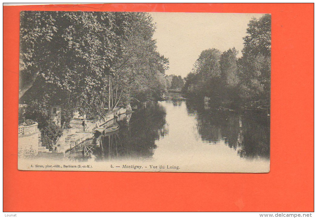 78 MONTIGNY : Vue Du Loing (3 Lignes Au Dos) - Montigny Le Bretonneux