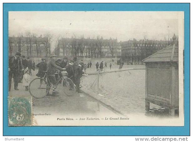 CPA PARIS VECU - Le Grand Bassin Au Jardin Des Tuileries (1er Tirage) 75 - Parken, Tuinen