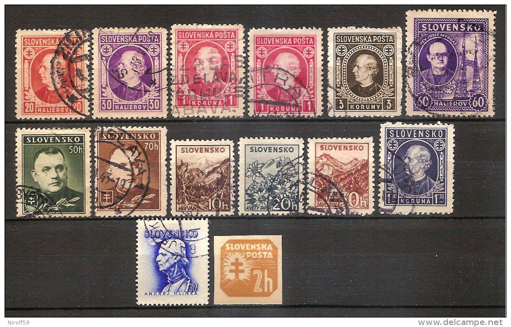 Slovakia  - Few Old Stamps - Lots & Serien