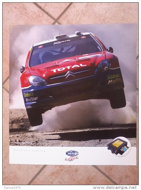 Auto E Moto - Da Calen. Magneti Marelli -cm.55x50- ALFA ROMEO ETCC-156 GTA - Citroen - WRC- Xsara. - Altri & Non Classificati