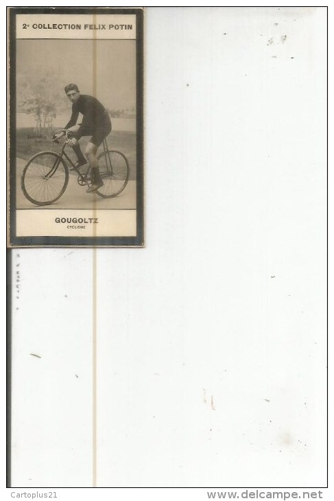 PHOTO  IMAGE  FELIX POTIN Dimension  4cms X 7.5 Cms  CYCLISTE  GOUGOLTZ - Wielrennen