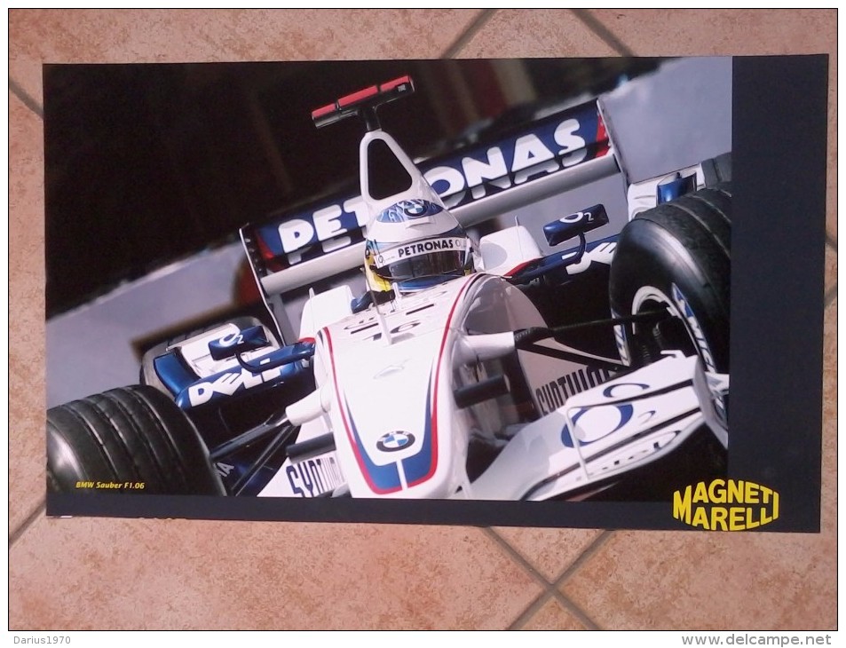 Auto E Moto - Da Calen. Magneti Marelli -cm.36x60- BMW Sauber F1.06 Retro- ART Grand Prix-GP2 Formula. - Altri & Non Classificati