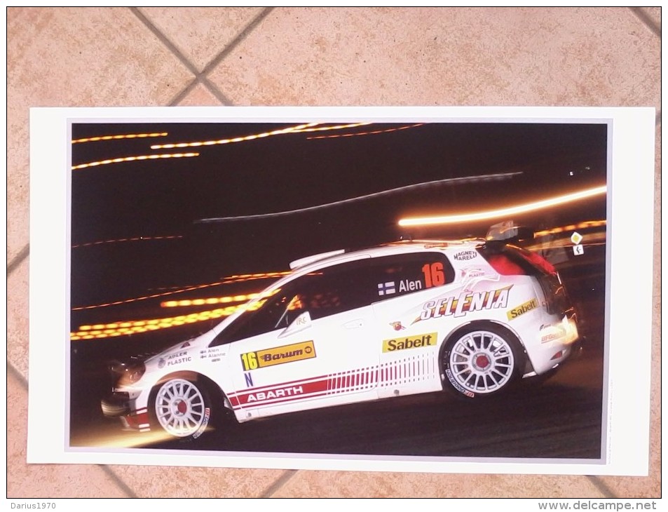 Auto E Moto - Da Calen. Magneti Marelli -cm.35x60- Abarth IRC G.Punto S2000- GP2 Series - Media Service. - Altri & Non Classificati