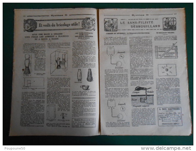 1926 SYSTEME D N: 82 LE JOURNAL Du DEBROUILLARD  La Façon De Recouvrir Votre Maison DESSIN De Gaston NIEZAB Imp.  Sceaux - Autres & Non Classés