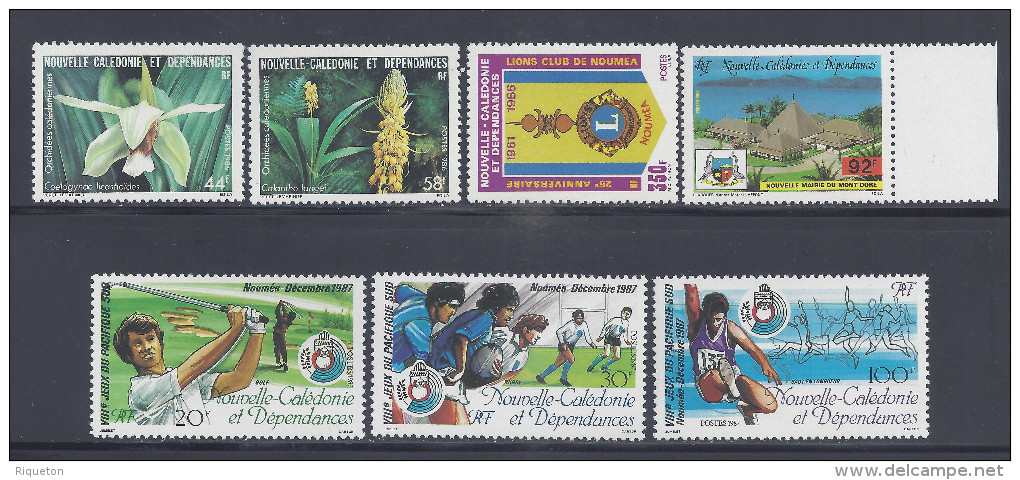 Nelle-CALEDONIE -  1985-90 - LOT DE 21 TIMBRES - XX - MNH - TB - - Collezioni & Lotti