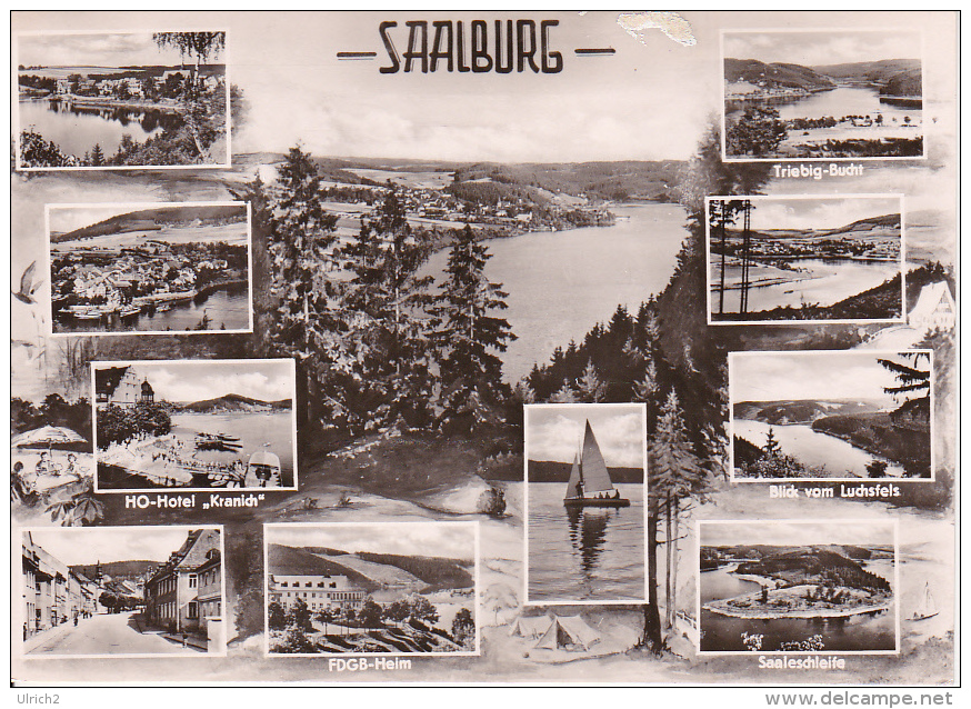AK Saalburg - Mehrbildkarte (18186) - Ebersdorf