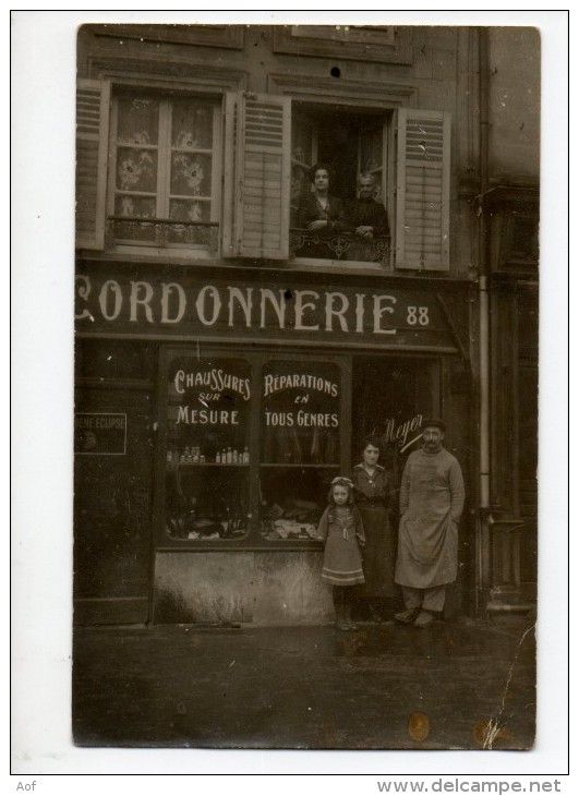 55-2433 BAR-le-DUC Carte Photo CORDONNERIE - Bar Le Duc