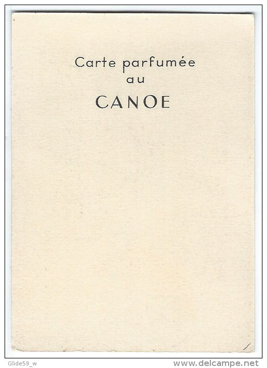 Carte Parfumée Au Canoe - Parfums Dana - Paris - Anciennes (jusque 1960)