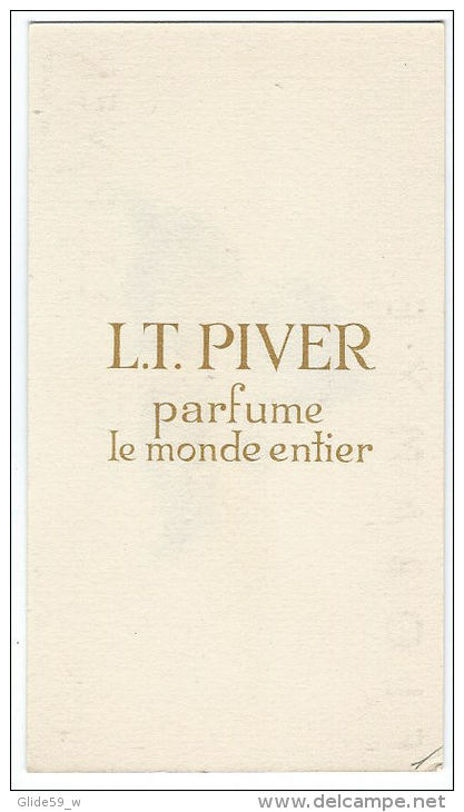 Carte Parfumée Parfums De L. T. PIVER - Floramye - Paris - Profumeria Antica (fino Al 1960)