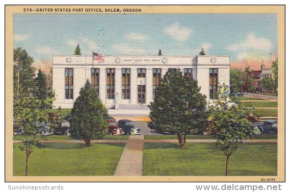 United States Post Office Salem Oregon 1950 - Salem