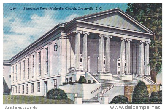 Buncombe Street Methodist Church Greenville South Caolina - Greenville